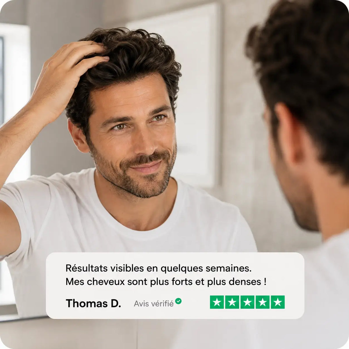 Cheveux plus dense en 8 semaines